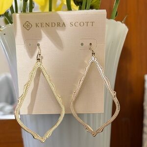 Kendra Scott Gold Filigree Earrings - Sophee